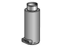Startmodul tilluftsskorstein